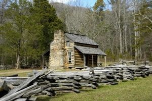 john oliver cabin in the smoky mountains